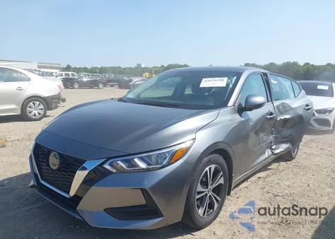 2021 Nissan Sentra Sv Xtronic Cvt z USA, uszkodzony, nr VIN 3N1AB8CV6MY309569